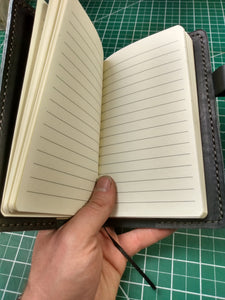 Handmade leather bound journal