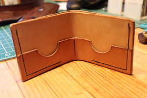 Handmade fullgrain leather wallet