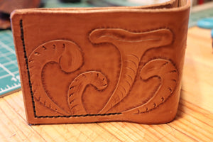 Handmade fullgrain leather wallet